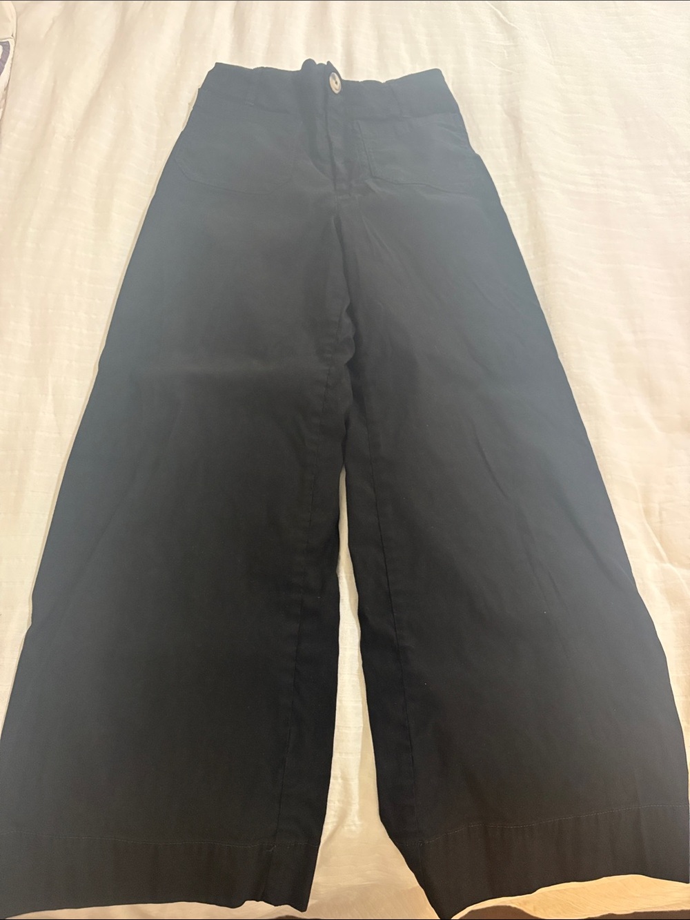 Anthropologie Colette black wide leg pants size 26 - Picture 3 of 6